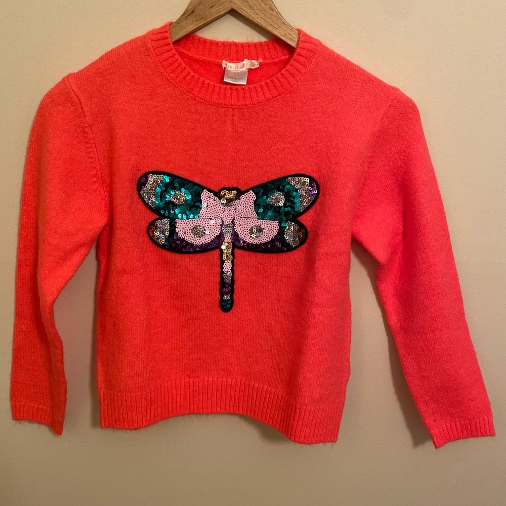 Billieblush Sequin Butterfly Sweater Size 120